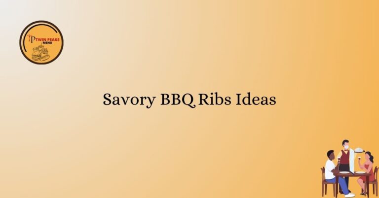 Savory BBQ Ribs Ideas