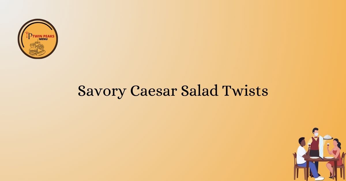 Savory Caesar Salad Twists