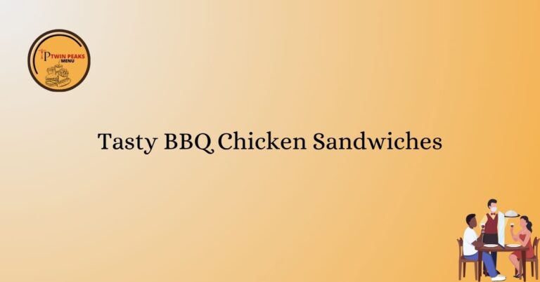 Tasty BBQ Chicken Sandwiches